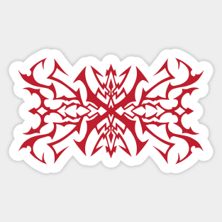 SYM DESIGN -#1 - RED (8-14- 21) Sticker